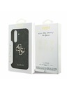 Guess Guess PU 4G Metal Logo Stražnji Zaštitni Poklopac za Samsung Galaxy S25 FE Siva