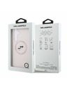 Karl Lagerfeld Karl Lagerfeld Tekući Silikon K&CH Glave MagSafe Stražnji Zaštitni Poklopac za Samsung Galaxy S25 FE Ružičasta