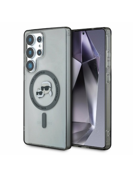 Karl Lagerfeld Karl Lagerfeld IML K&CH Glave MagSafe Stražnji Zaštitni Poklopac za Samsung Galaxy S25 Ultra Crna