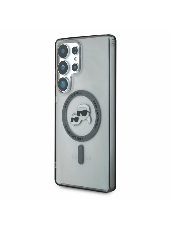 Karl Lagerfeld Karl Lagerfeld IML K&CH Glave MagSafe Stražnji Zaštitni Poklopac za Samsung Galaxy S25 Ultra Crna