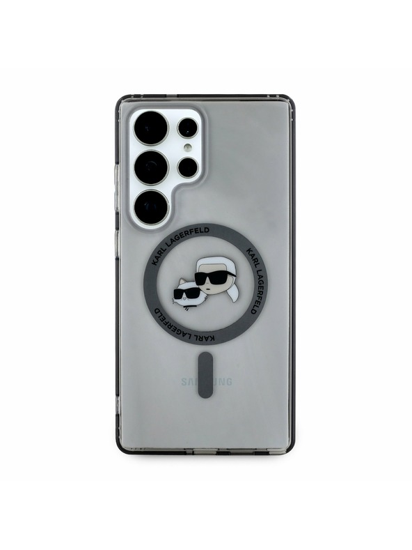 Karl Lagerfeld Karl Lagerfeld IML K&CH Glave MagSafe Stražnji Zaštitni Poklopac za Samsung Galaxy S25 Ultra Crna