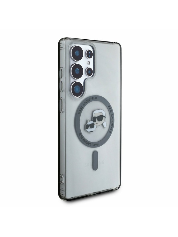 Karl Lagerfeld Karl Lagerfeld IML K&CH Glave MagSafe Stražnji Zaštitni Poklopac za Samsung Galaxy S25 Ultra Crna