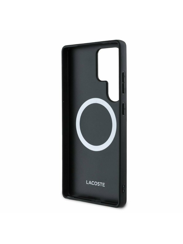Lacoste Lacoste Iconic Petit Pique Tkani Logo MagSafe Stražnji Zaštitni Poklopac za Samsung Galaxy S25 Ultra Zelena