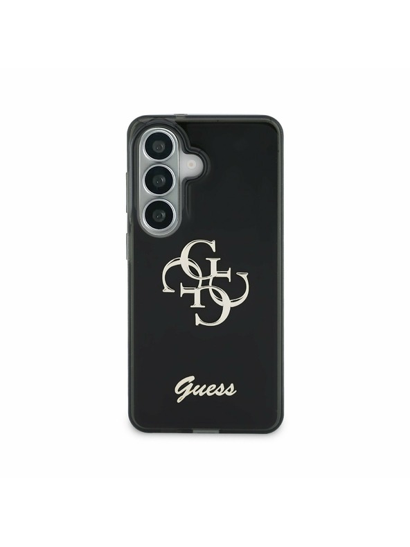 Guess Guess IML 4G Script Metal Logo Stražnji Zaštitni Poklopac za Samsung Galaxy 26 Crna