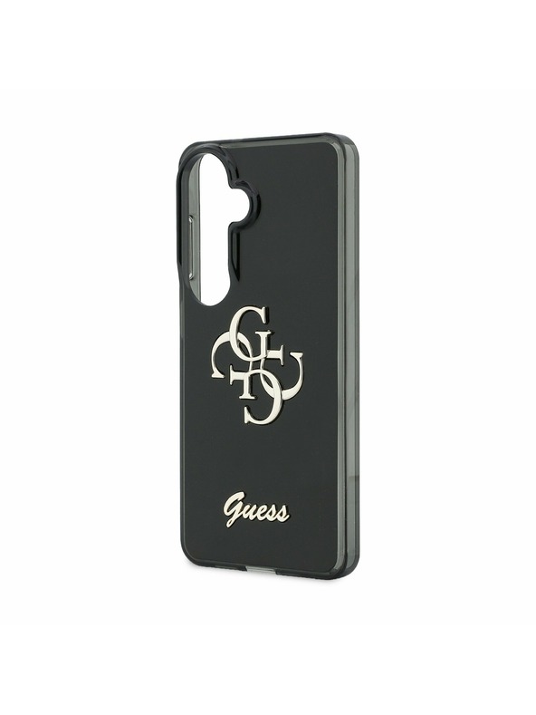 Guess Guess IML 4G Script Metal Logo Stražnji Zaštitni Poklopac za Samsung Galaxy 26 Crna