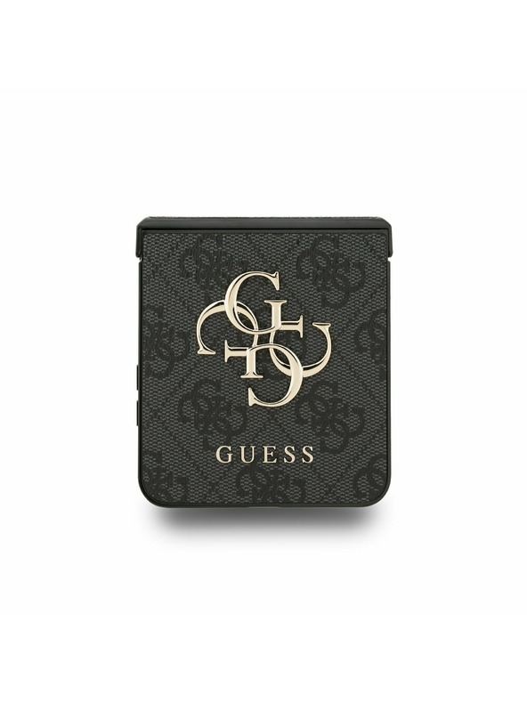 Guess Guess PU 4G Metal Logo Stražnji Zaštitni Poklopac za Samsung Galaxy Z Flip 7 Siva