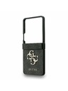 Guess Guess PU 4G Metal Logo Stražnji Zaštitni Poklopac za Samsung Galaxy Z Flip 7 Siva