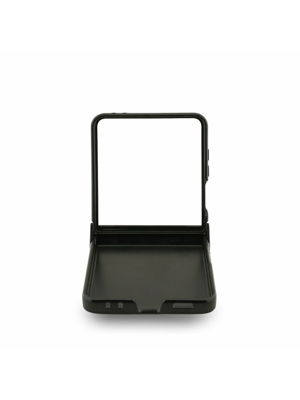 Guess Guess PU 4G Metal Logo Stražnji Zaštitni Poklopac za Samsung Galaxy Z Flip 7 Siva