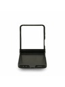 Guess Guess PU 4G Metal Logo Stražnji Zaštitni Poklopac za Samsung Galaxy Z Flip 7 Siva