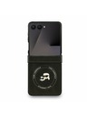 Karl Lagerfeld Karl Lagerfeld PU Karl and Choupette Glave Magnetski Stražnji Zaštitni Poklopac za Samsung Galaxy Z Flip 7 Crna