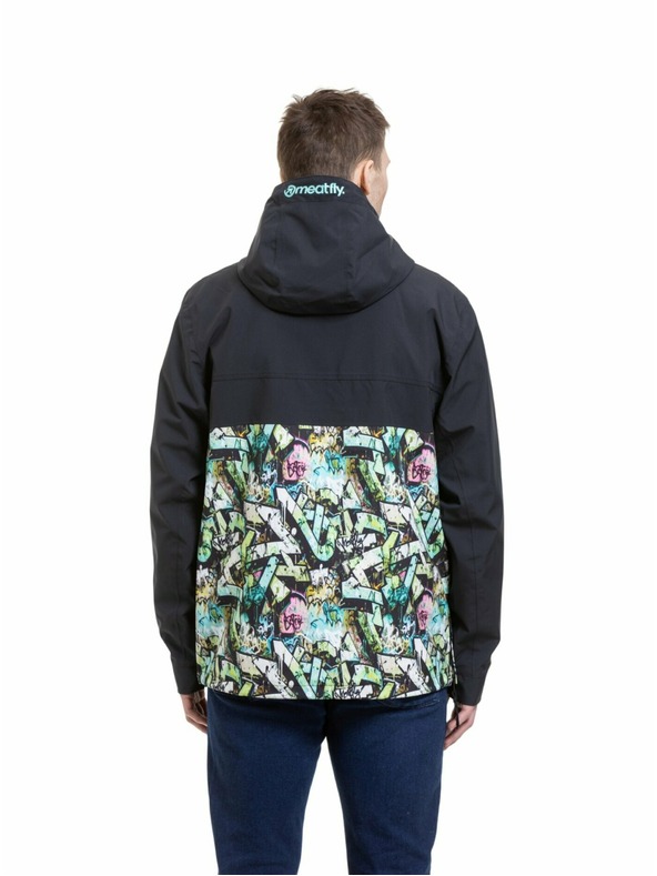 Meatfly Meatfly muška street jakna Garen Black / Graffiti