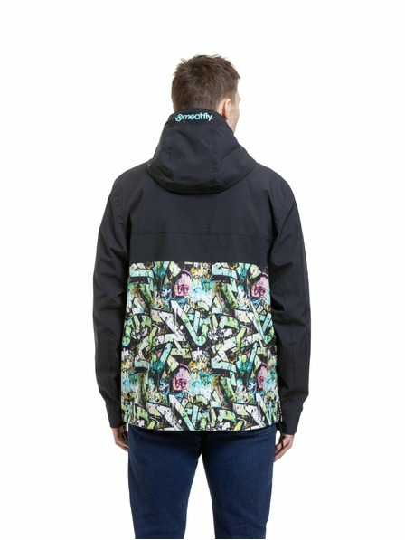 Meatfly Meatfly muška street jakna Garen Black / Graffiti