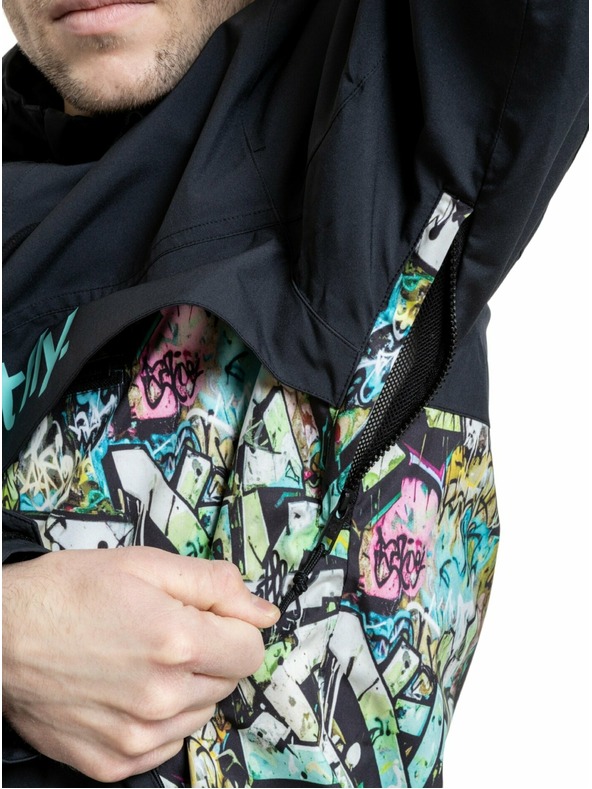 Meatfly Meatfly muška street jakna Garen Black / Graffiti