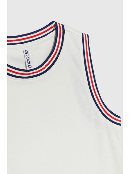 Moodo Pamučni top bijeli Moodo