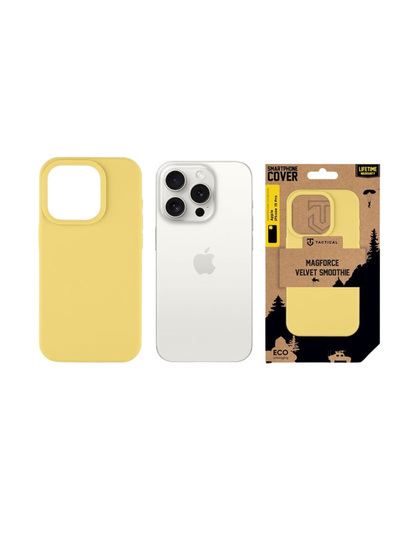 Tactical Tactical MagForce Velvet Smoothie Zaštita za Apple iPhone 15 Pro Banana