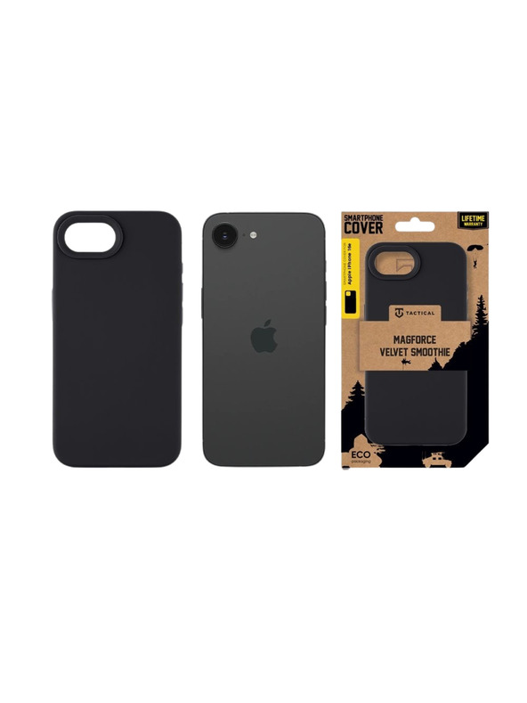 Tactical Tactical MagForce Velvet Smoothie Zaštita za Apple iPhone 16e/17e Asphalt