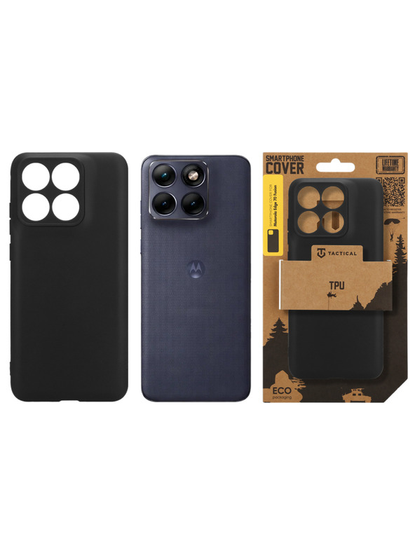 Tactical Tactical TPU Zaštita za Motorola Edge 70 Fusion Black