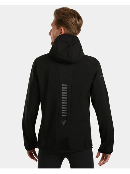 Kilpi Muška nemembranska softshell trkaća jakna Kilpi BALEO-M Crna