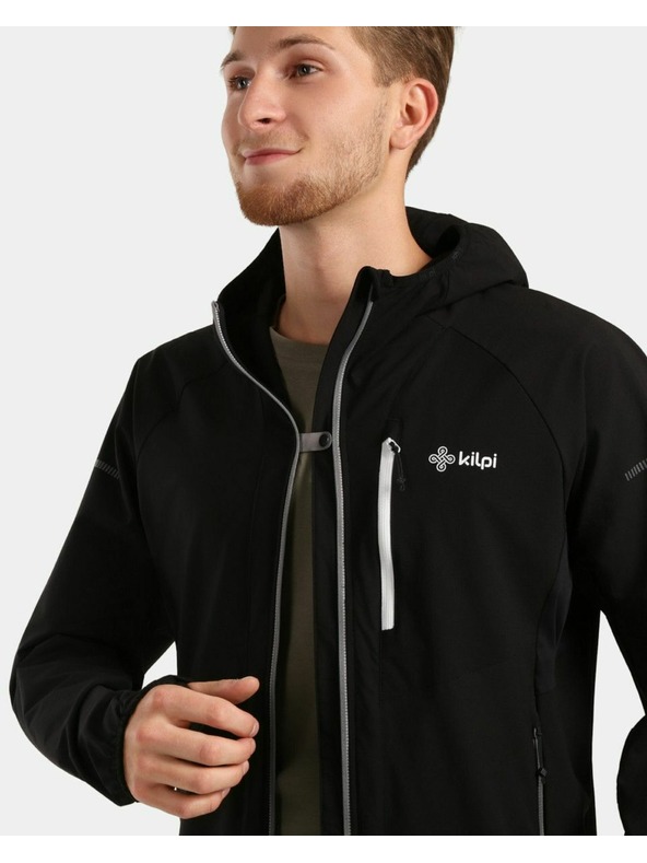 Kilpi Muška nemembranska softshell trkaća jakna Kilpi BALEO-M Crna