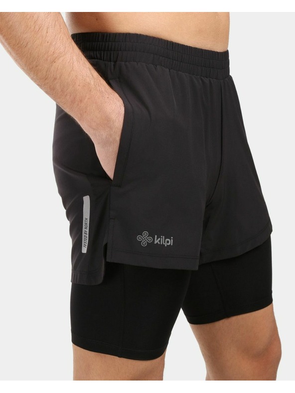 Kilpi Muške trkaće kratke hlače za udobnost i performanse Kilpi BRAGA-M Crna