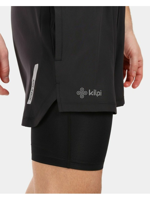 Kilpi Muške trkaće kratke hlače za udobnost i performanse Kilpi BRAGA-M Crna