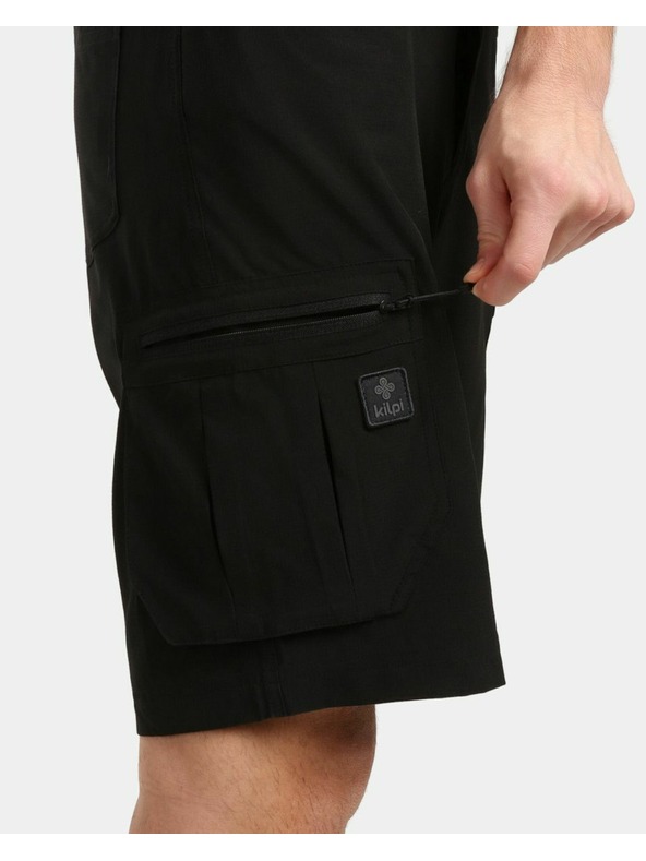 Kilpi Muške outdoor kratke hlače Kilpi ASHER-M Crna