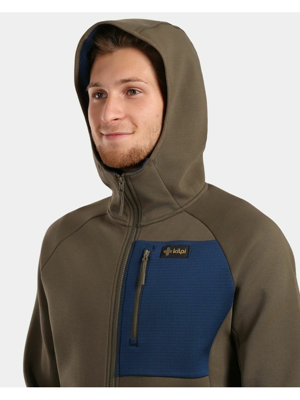 Kilpi Muška pamučna hoodie Kilpi BALU-M Khaki
