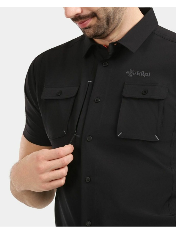 Kilpi Muška outdoor košulja Kilpi BOMBAY-M Crna