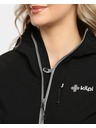 Kilpi Ženska nemembranska softshell trkaća jakna Kilpi BALEO-W Crna