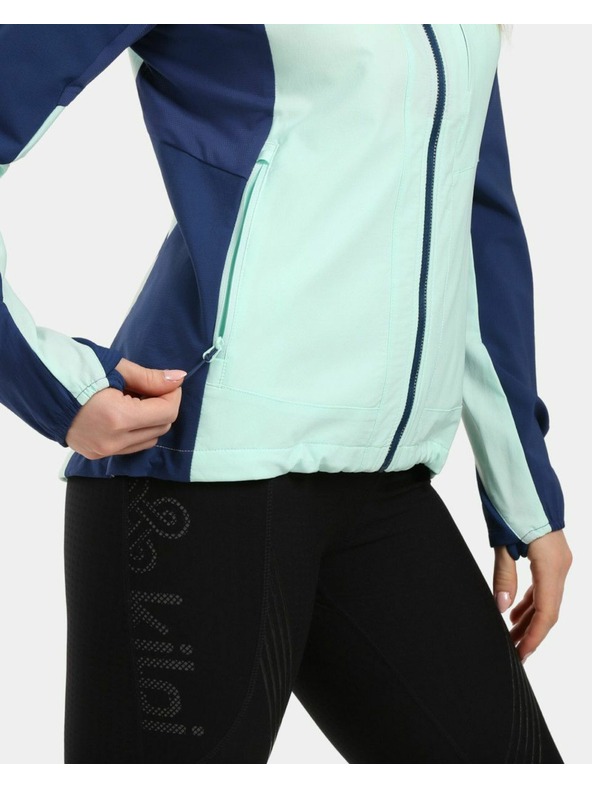 Kilpi Ženska nemembranska softshell trkaća jakna Kilpi BALEO-W Mentolna