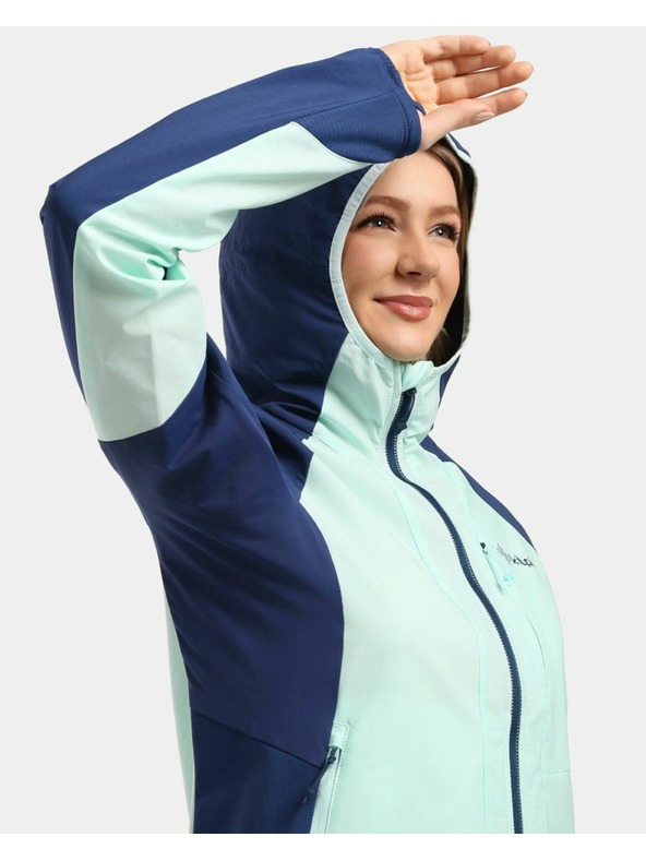 Kilpi Ženska nemembranska softshell trkaća jakna Kilpi BALEO-W Mentolna