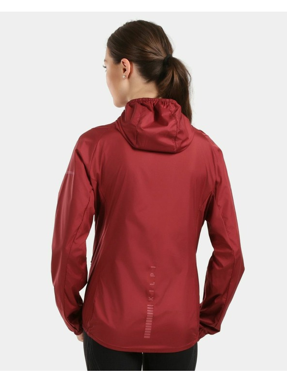 Kilpi Ženska laka vjetrozaštitna jakna Kilpi ROSA-W Tamno crvena