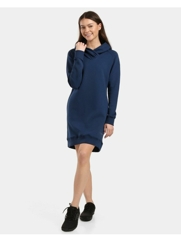 Kilpi Ženski dugačak hoodie Kilpi HEYDEN-W Tamno plava