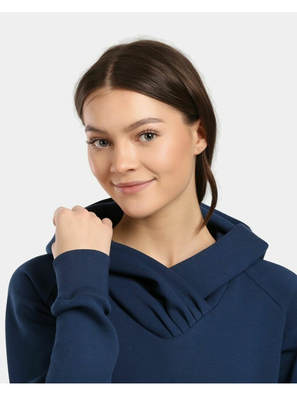 Kilpi Ženski dugačak hoodie Kilpi HEYDEN-W Tamno plava