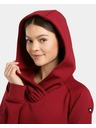 Kilpi Ženski dugačak hoodie Kilpi HEYDEN-W Tamno crvena