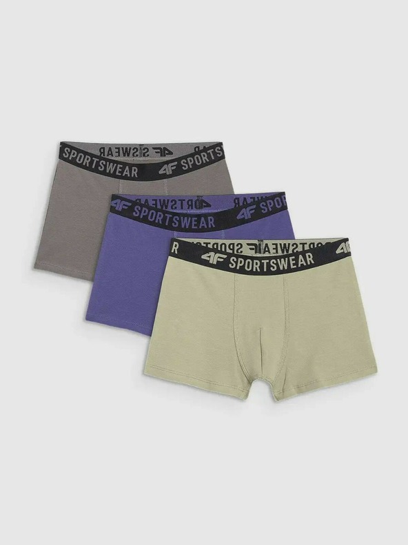 4F Dječji boksaški šorts 4F (3pack)