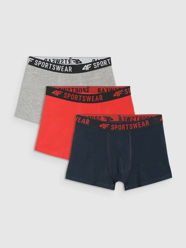 4F Dječji boksaški šorts 4F (3pack)