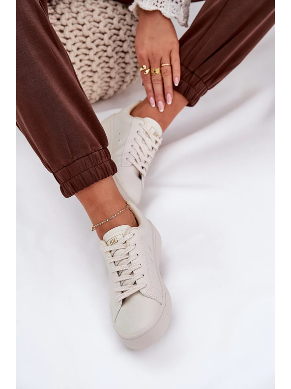 BIG STAR SHOES Ženski tenisici iz ECO kože Big Star – bež