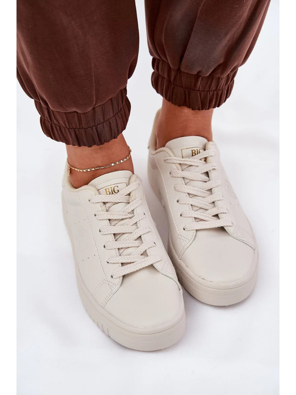 BIG STAR SHOES Ženski tenisici iz ECO kože Big Star – bež