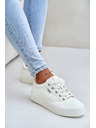 BIG STAR SHOES Ženski tenisici na platformi topli Big Star – bijeli