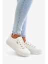 BIG STAR SHOES Ženski tenisici na platformi topli Big Star – bijeli