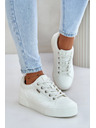 BIG STAR SHOES Ženski tenisici na platformi topli Big Star – bijeli