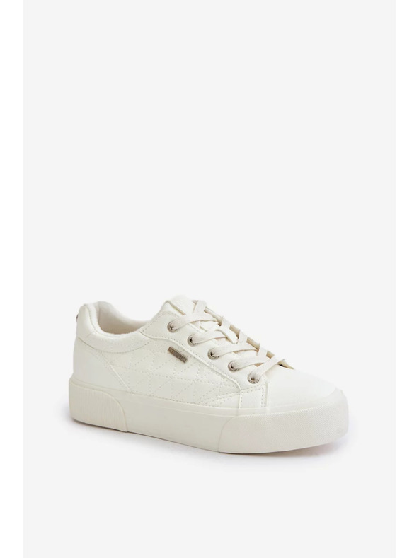 BIG STAR SHOES Ženski tenisici na platformi topli Big Star – bijeli