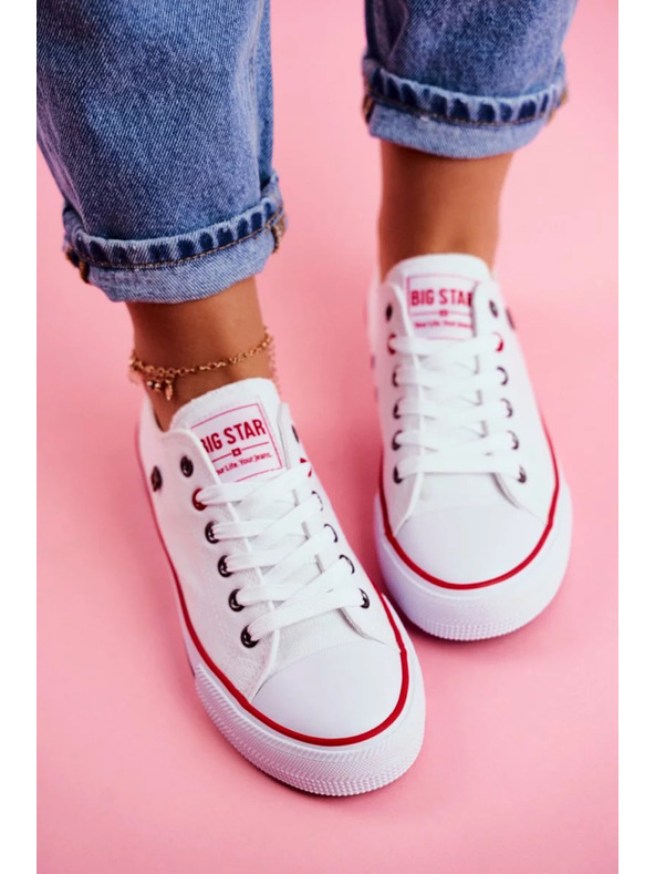 BIG STAR SHOES Legendarni ženski tenisici Big Star – bijeli