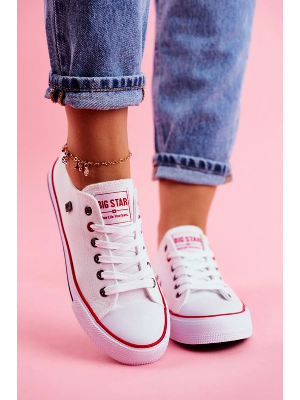 BIG STAR SHOES Legendarni ženski tenisici Big Star – bijeli