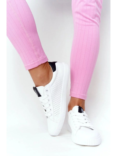 BIG STAR SHOES Ženski moderni tenisici Big Star – bijeli/crni