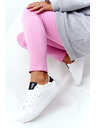 BIG STAR SHOES Ženski moderni tenisici Big Star – bijeli/crni