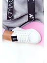 BIG STAR SHOES Ženski moderni tenisici Big Star – bijeli/crni