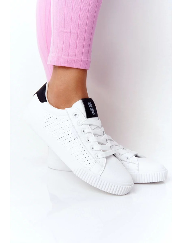 BIG STAR SHOES Ženski moderni tenisici Big Star – bijeli/crni