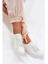 BIG STAR SHOES Ženski tenisici na platformi iz ECO kože Big Star – bijeli